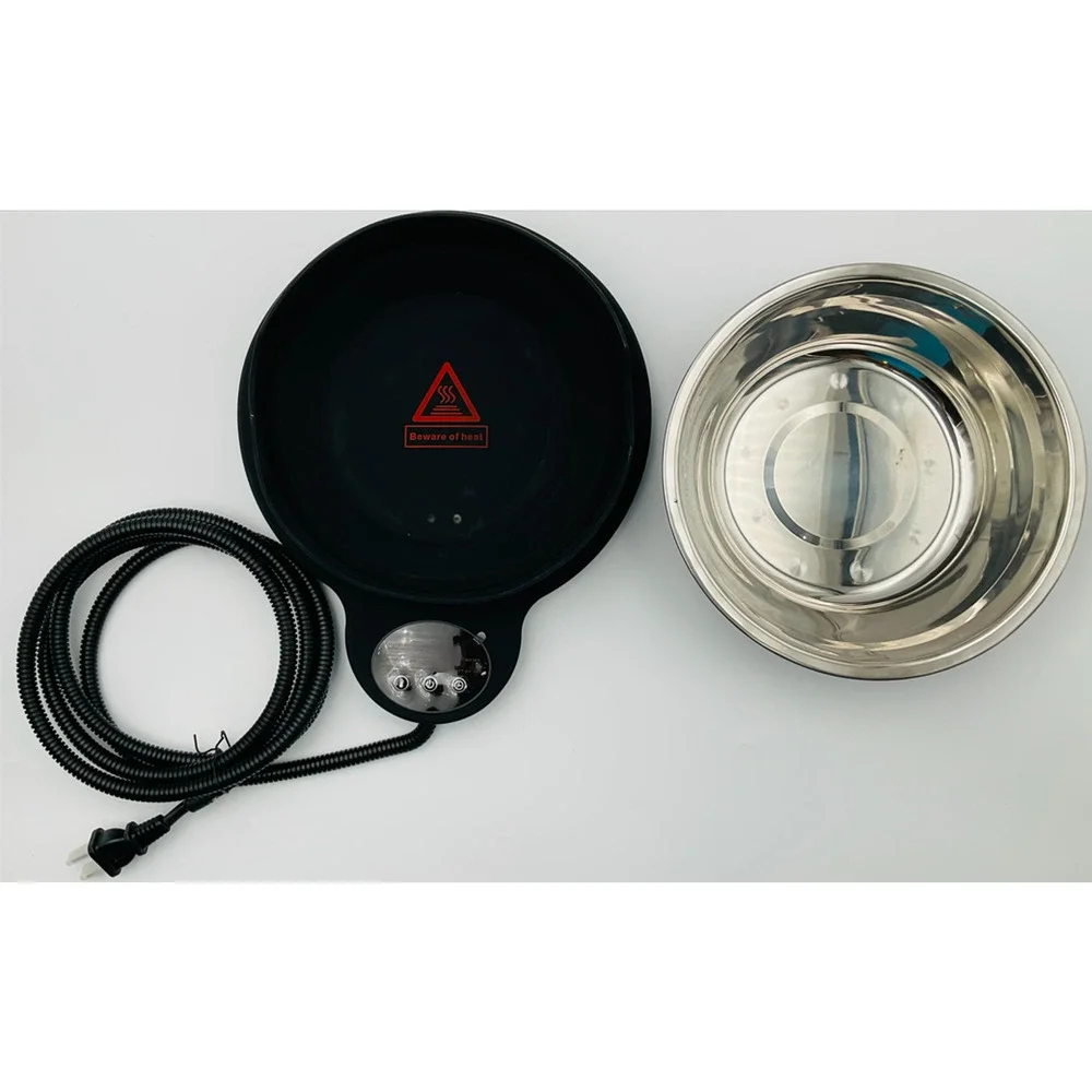 Heated Pet Bowl Dog Water Heated Water Dish Feeder For Dogs Cats Thermalbowl NEW